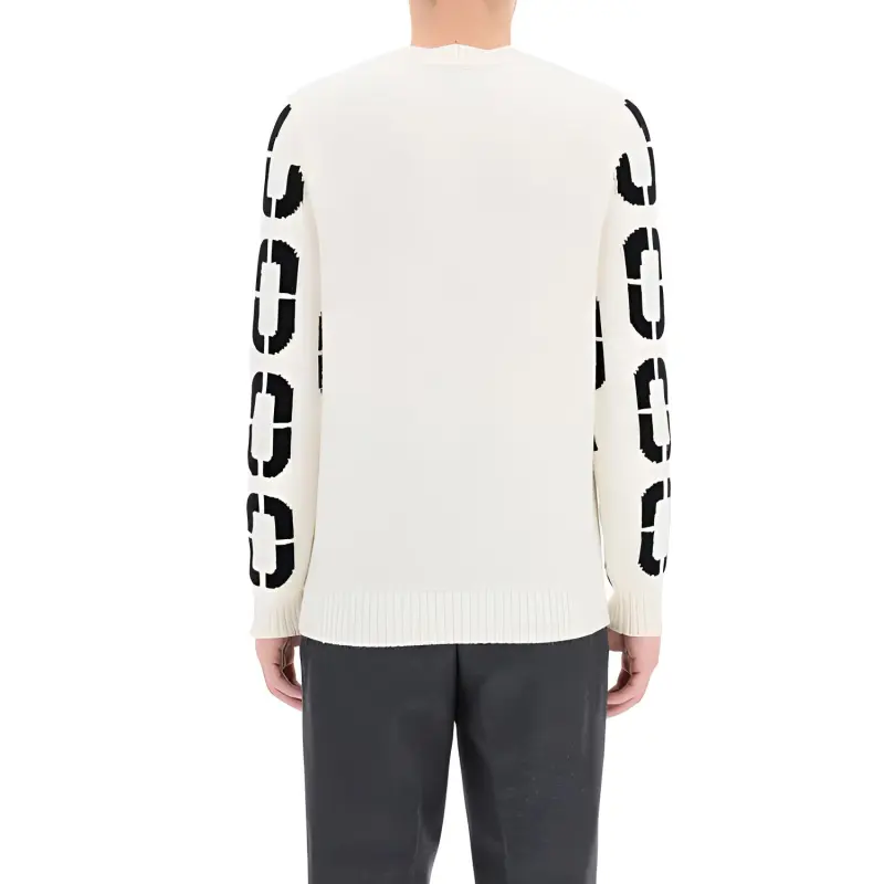FENDI Sweaters Men White-3