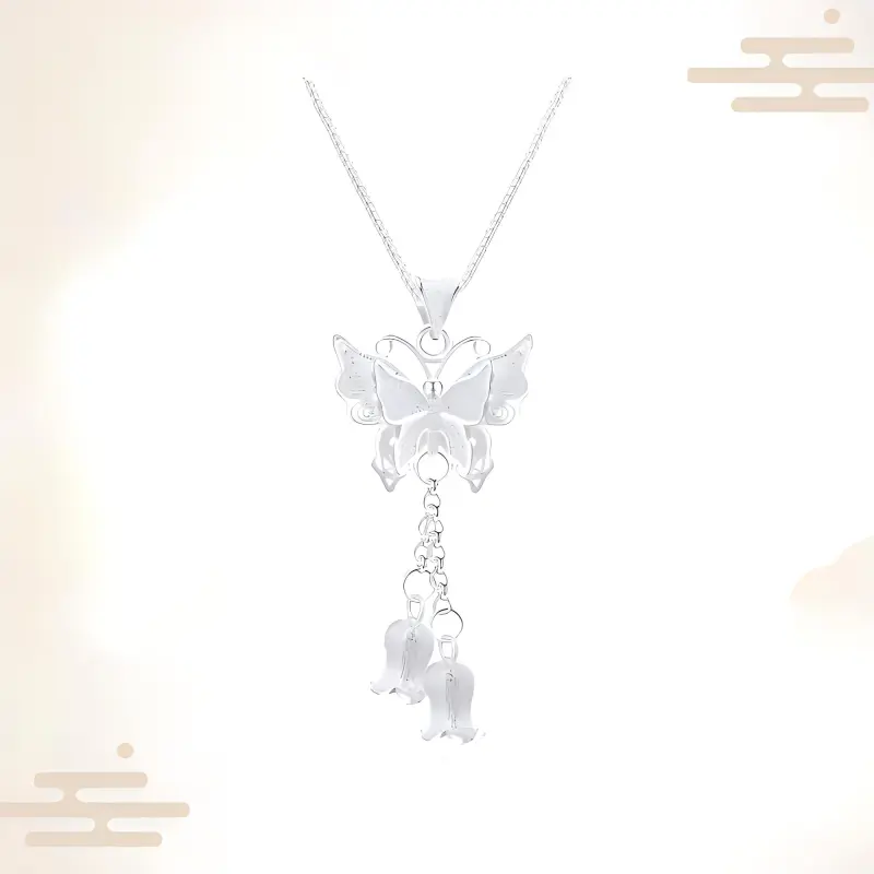Chongqing Gold Store S 990 Silver Necklaces Women's-1