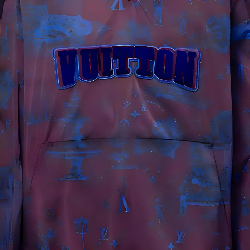 Lv Printed Nylon Pullover-5