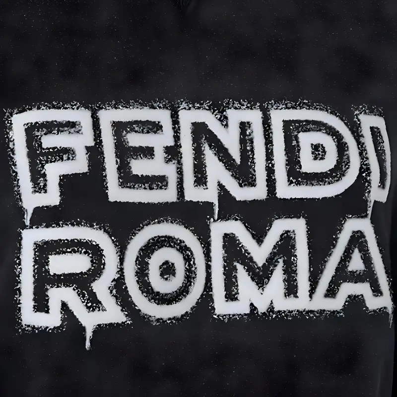 FENDI SS23 Sweatshirt Women's Black-2