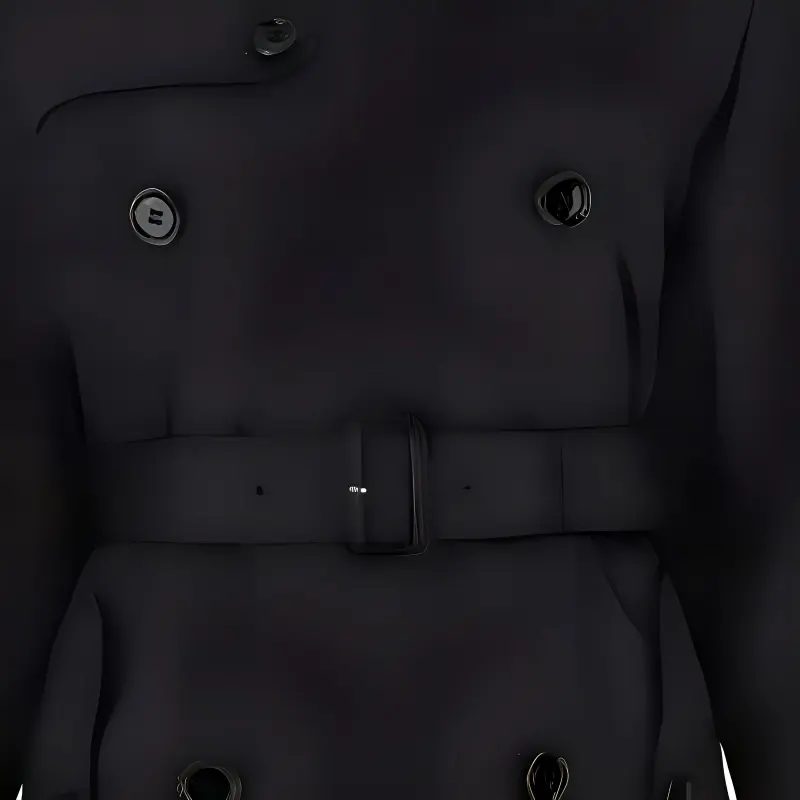 PRADA Double-Breasted Belted Long Sleeved Coat-4