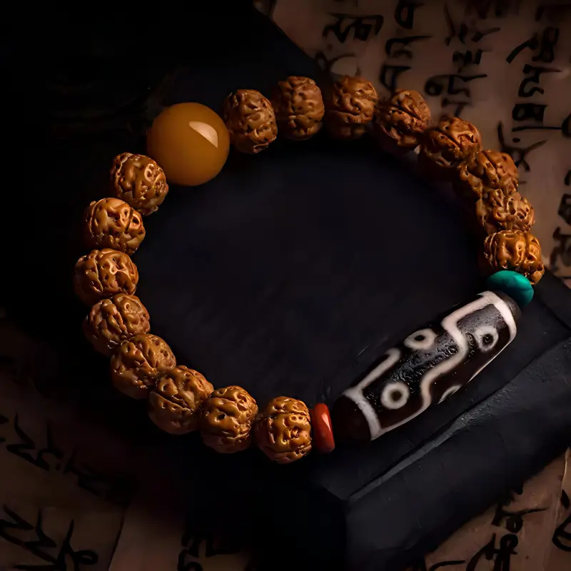 Emerald King Kong Bodhi Seeds Bracelets Unisex-3