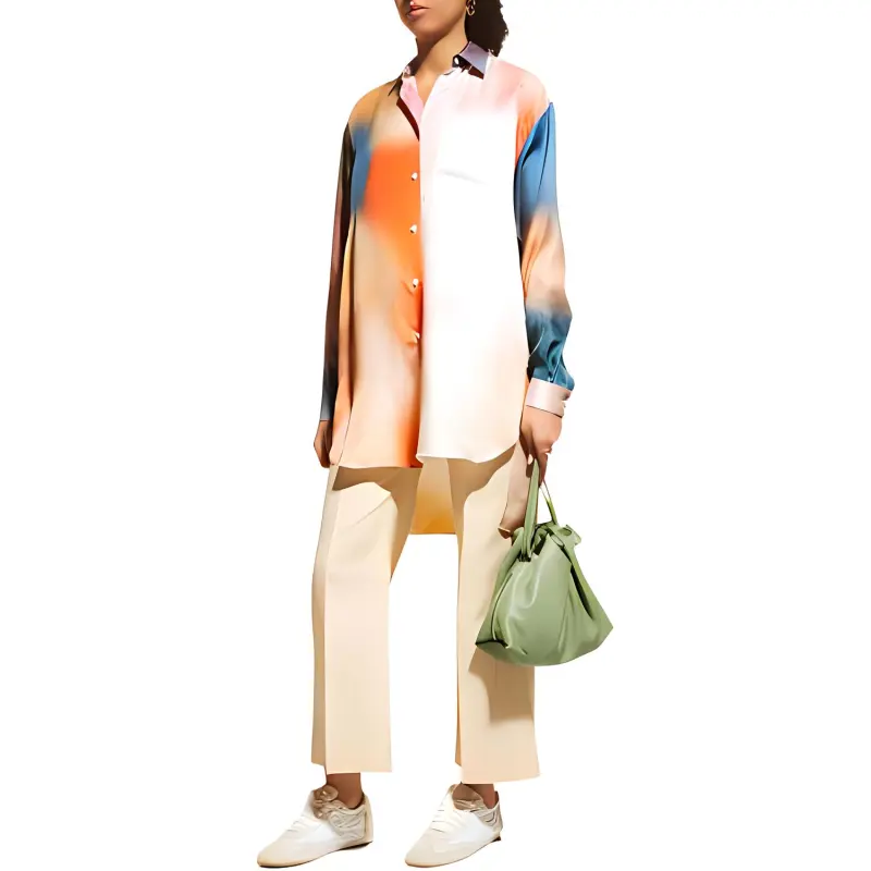 LOEWE Blur PrinT Shirt 'Multicolor'-3
