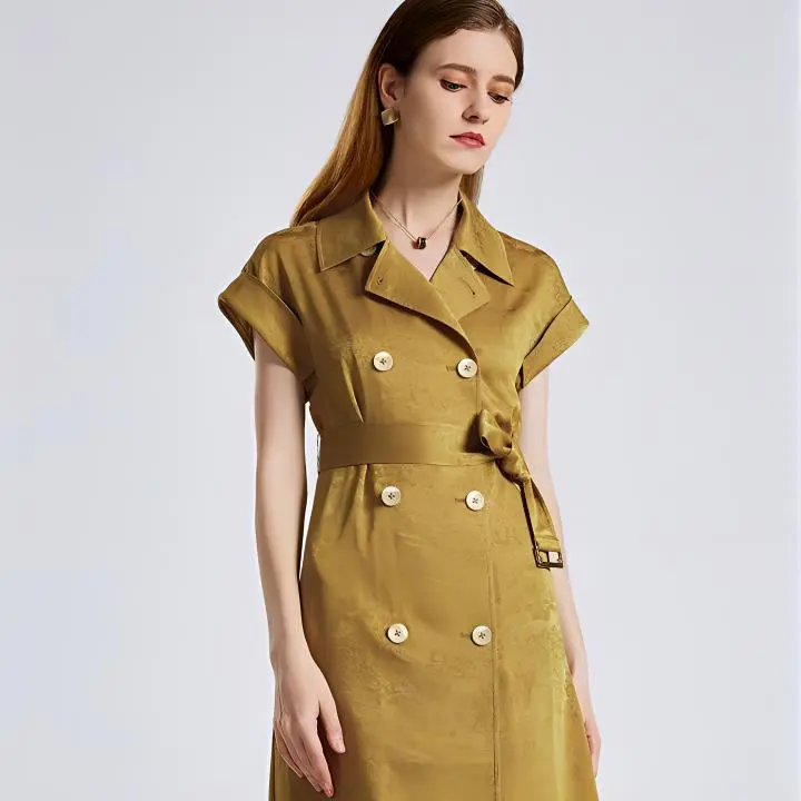 NINE WEST Short-Sleeved Dresses Women's Green Avocado-2