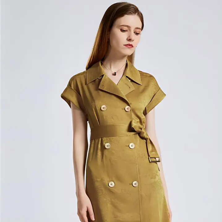 NINE WEST Short-Sleeved Dresses Women's Green Avocado-1