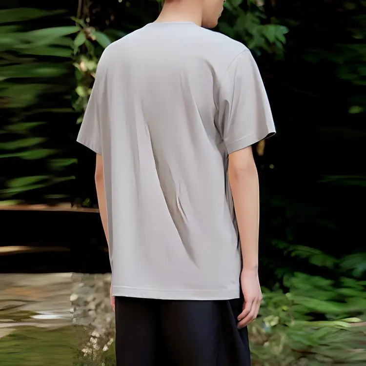 361° T Shirt Unisex Laurel Leaf Gray Green-2
