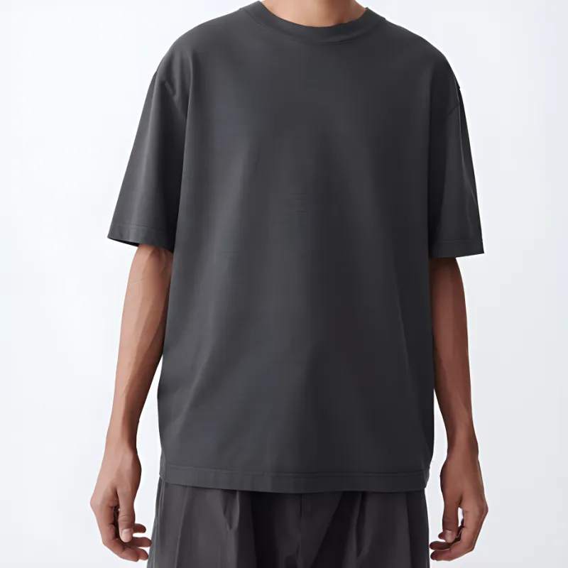 STUDIO NICHOLSON T Shirt Men's Asphalt-1