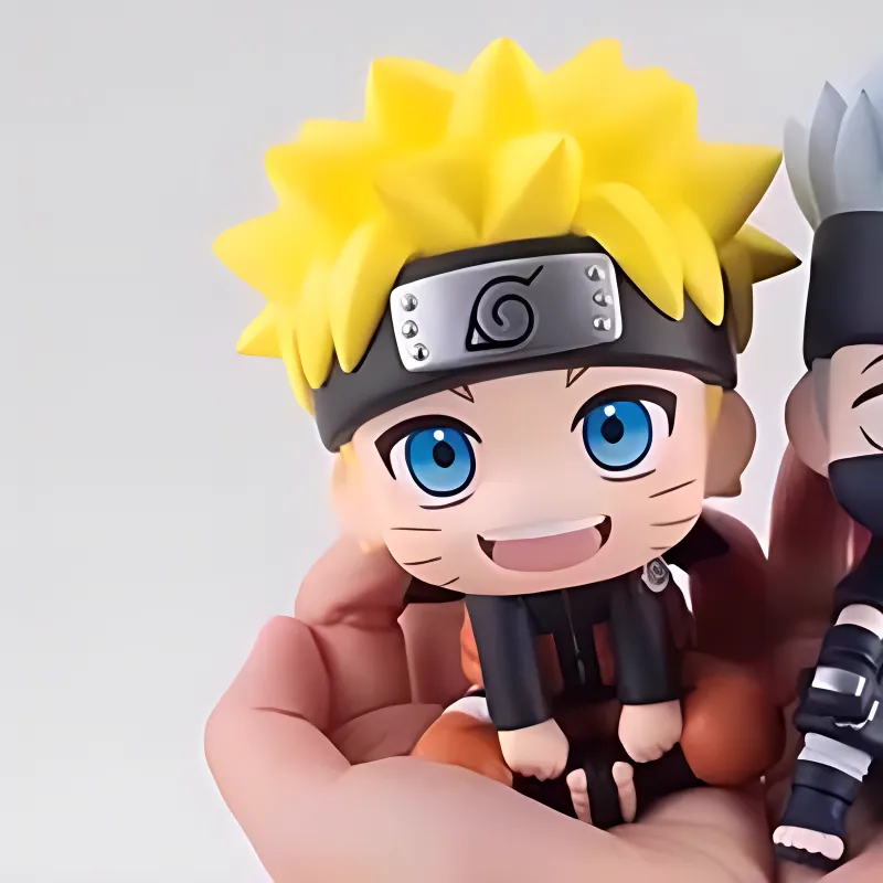 MegaHouse Naruto Character LOOKUP Naruto Uzumaki Chibi Figures 11cm-2