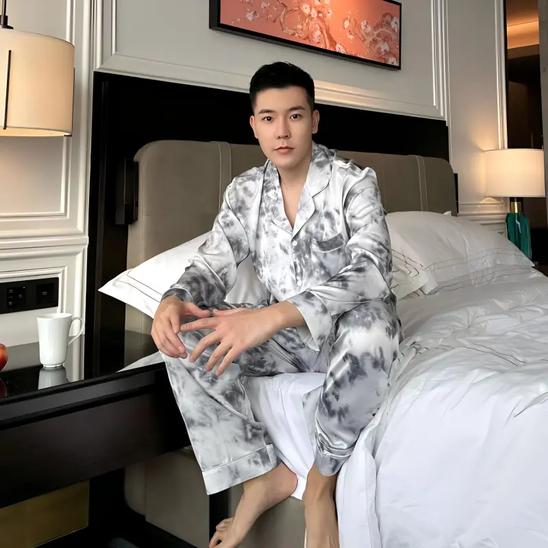 MIIOW Pajama Set Men's Ink Wash-6