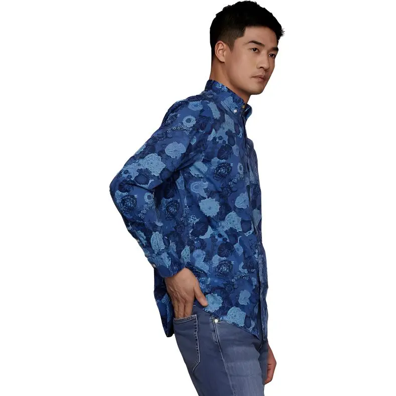 GANT Shirts Men 989 Indigo-3