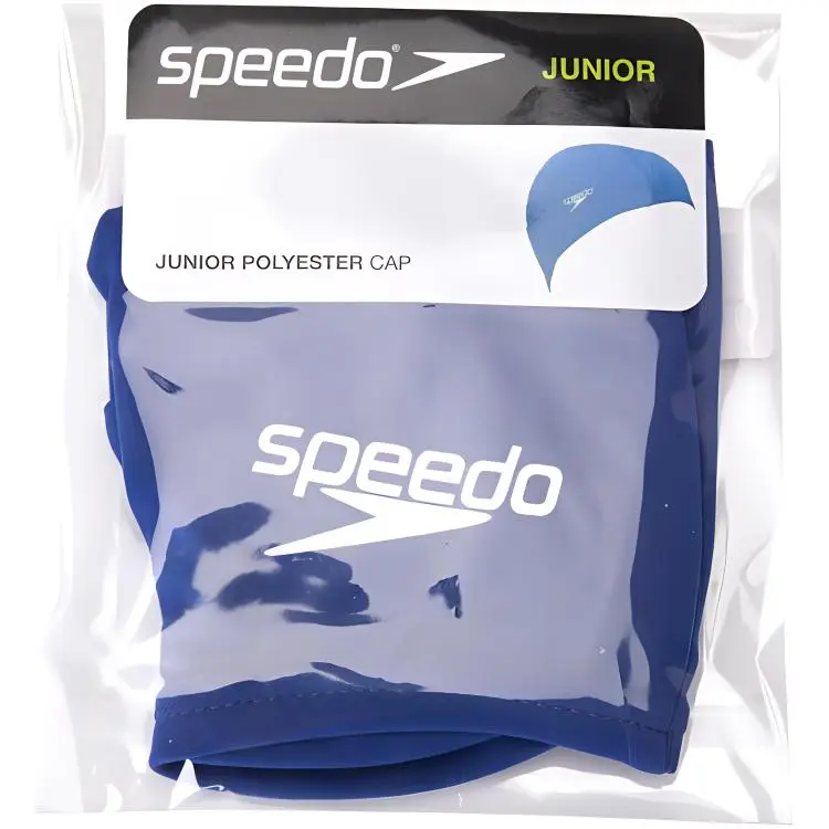 Speedo Swimming Caps Polyester Swimming Center Unisex One Size Blue-3