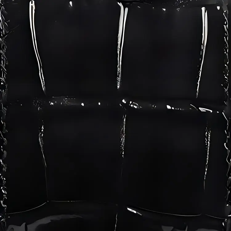 Balenciaga Cash Crocodile Embossed Calfskin Earphone Case Unisex Black-3