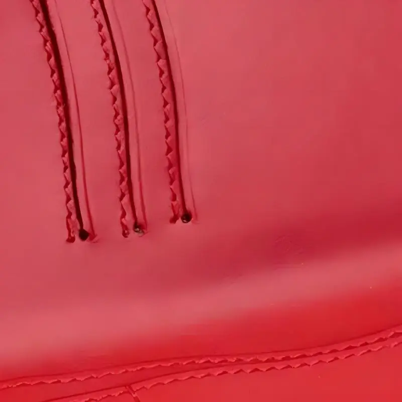 Burberry Leather Wallet Women's Red-4