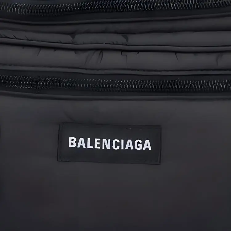 Balenciaga Nylon Fanny Pack Men's Black-1
