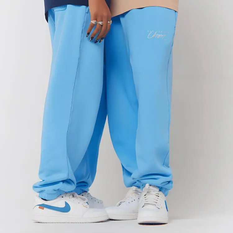 Union X Jordan X UNION Knitted Sweatpants Unisex Sky Blue-2