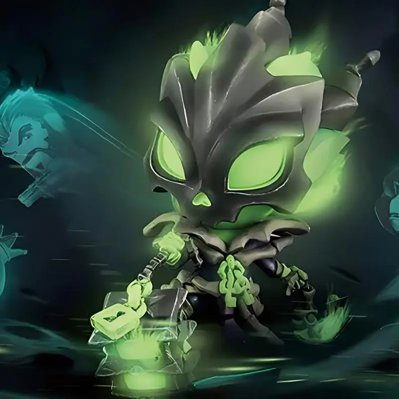 LEAGUE OF LEGENDS League Of Legends, Thresh, The Chain Warden Chibi Figures-1