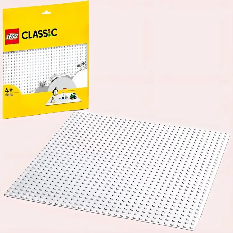 LEGO White Baseplate Building Blocks 11026-2