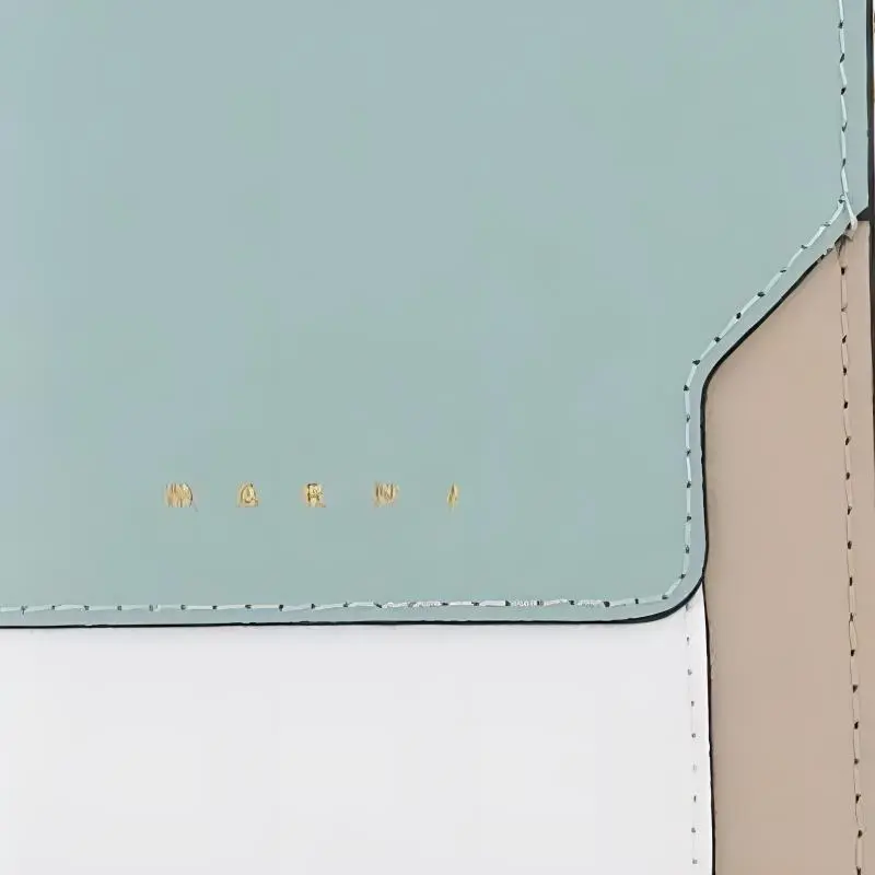 MARNI Logo Detailed Panelled Zipped Wallet-4