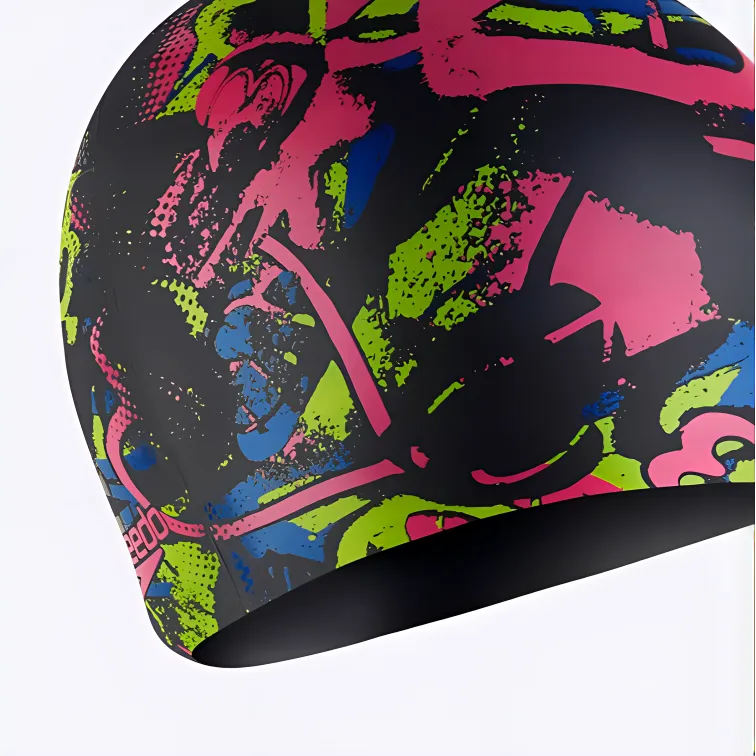 Speedo Swimming Caps Silicone Outdoor Swimming Unisex-4