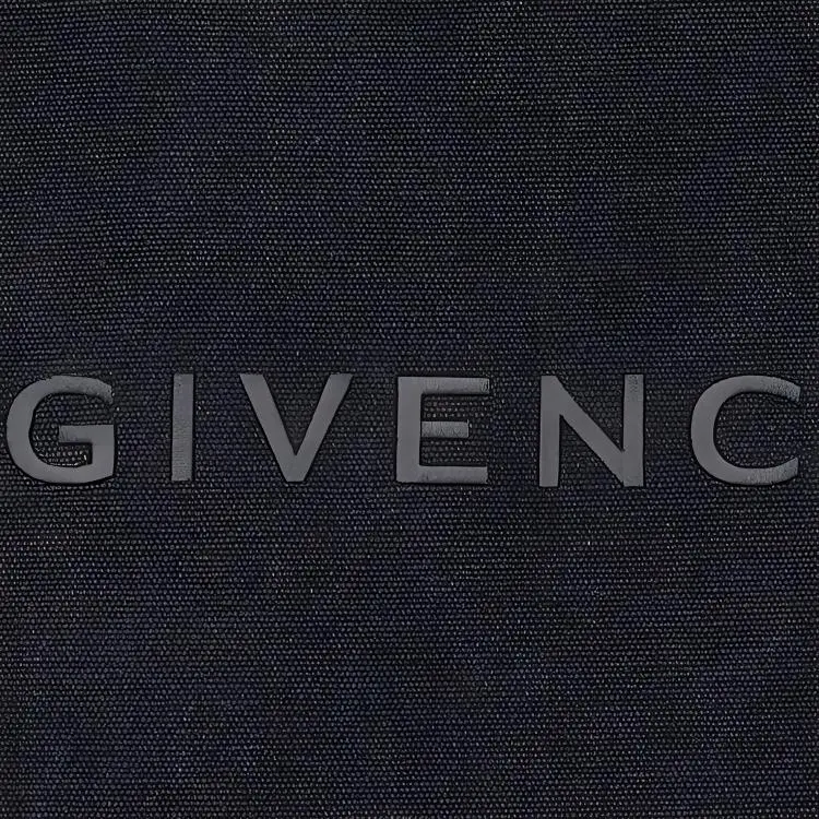 GIVENCHY Washed Cotton Canvas Canvas Bag Clutches Men's Black-2