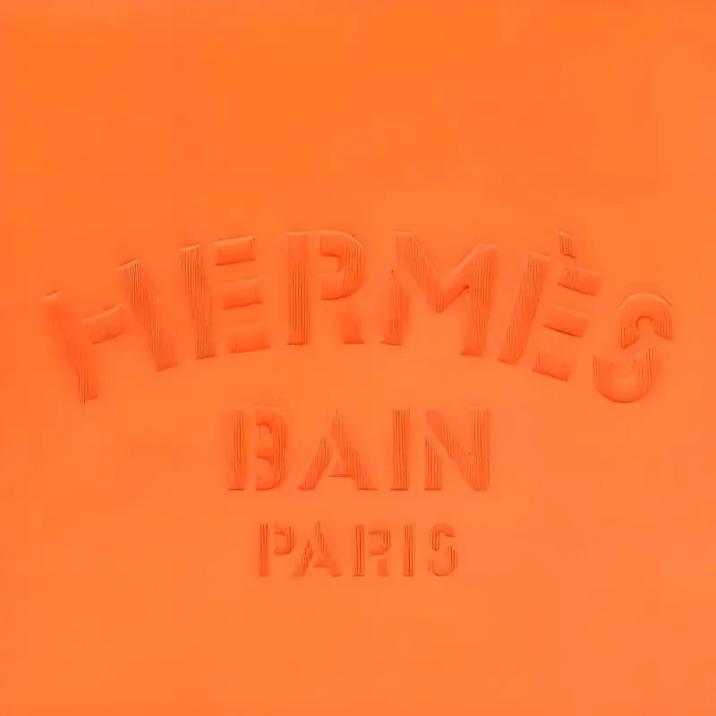 HERMES Neobain Polyamide Clutch Small Size Women's Orange-1