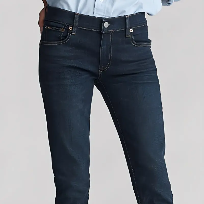 Polo Ralph Lauren SS22 Tompkins Jeans Women's Dark Blue-5