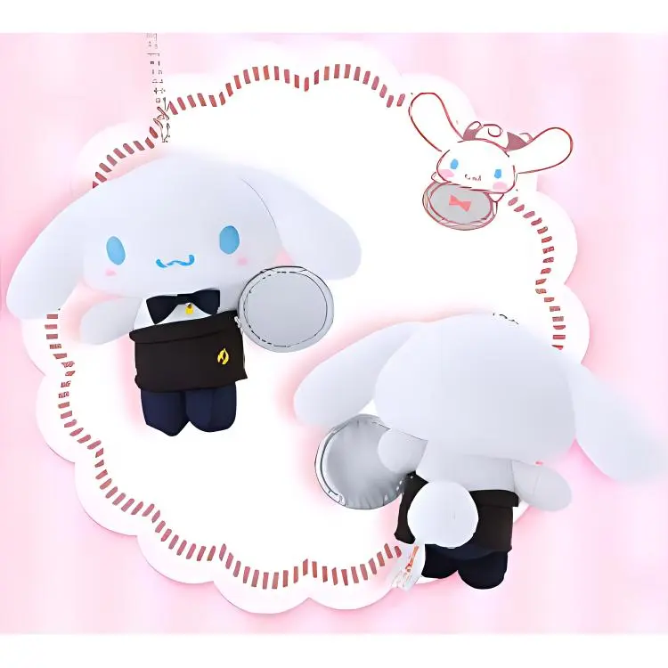 Sanrio Cinnamoroll Coffee Maid Collection Dolls Plush Pendant 8.4cm/10.5cm Height-2