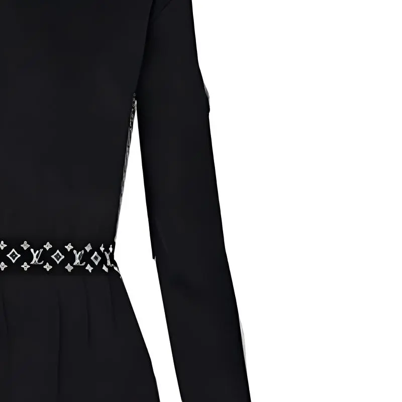 LOUIS VUITTON 10176 Dress Women's Black-5