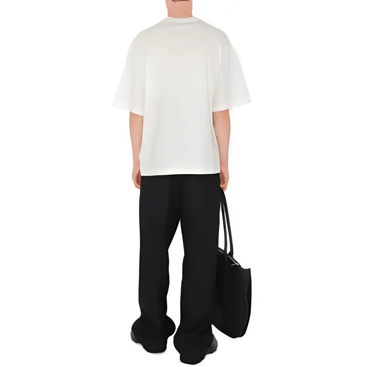 Burberry Rose Flocked Cotton T shirt-3
