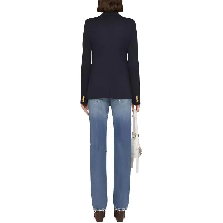 Givenchy Double Breasted Long Sleeved Blazer-3