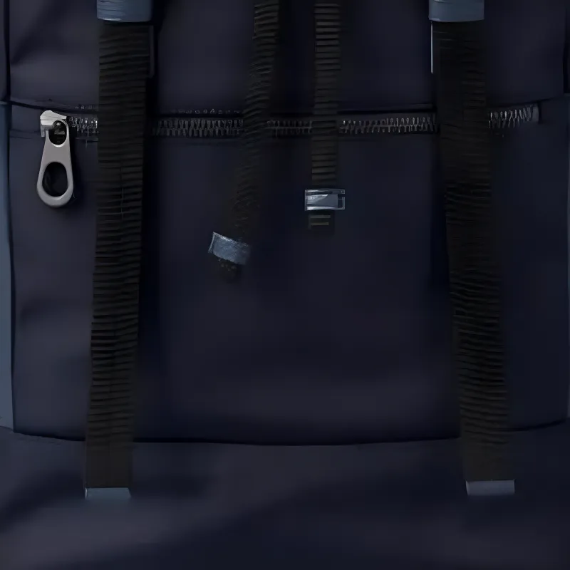 Bottega Veneta Leather Backpack Navy-2