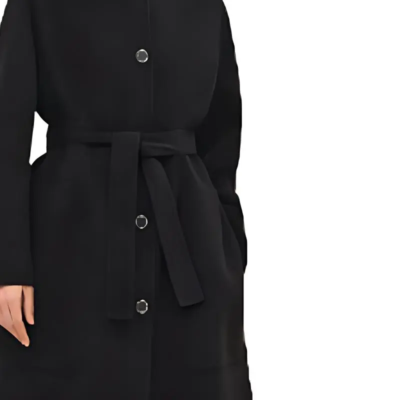 HERMES SS23 Coats Women's Black-2