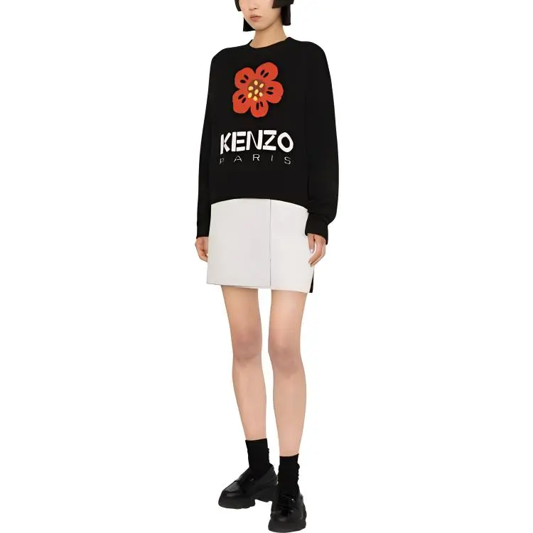 KENZO Boke Flower motif Wool Jumper-4