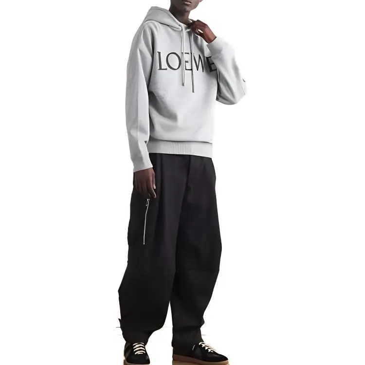 LOEWE Sweatshirts Men Light Gray-2