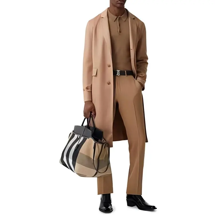 Burberry Coats Men Camel-1