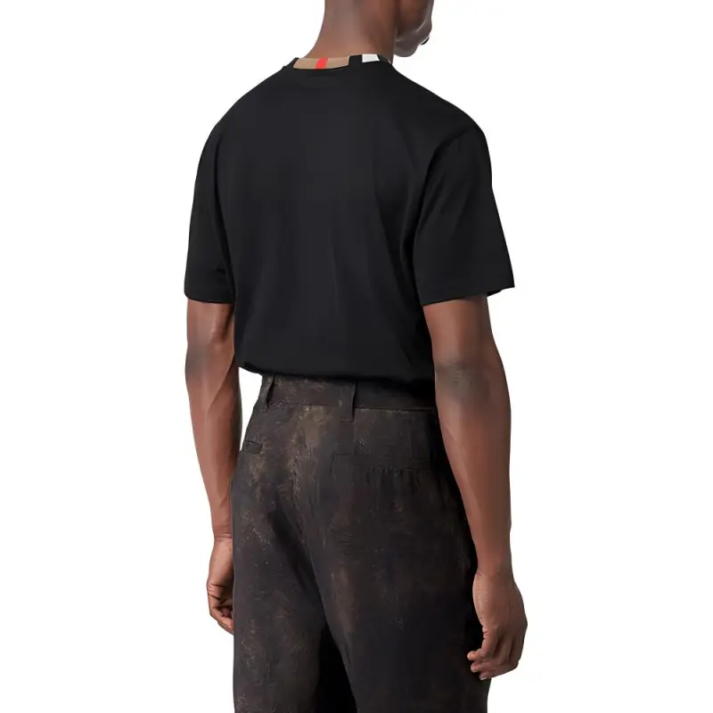 Burberry T Shirts Men Black-2