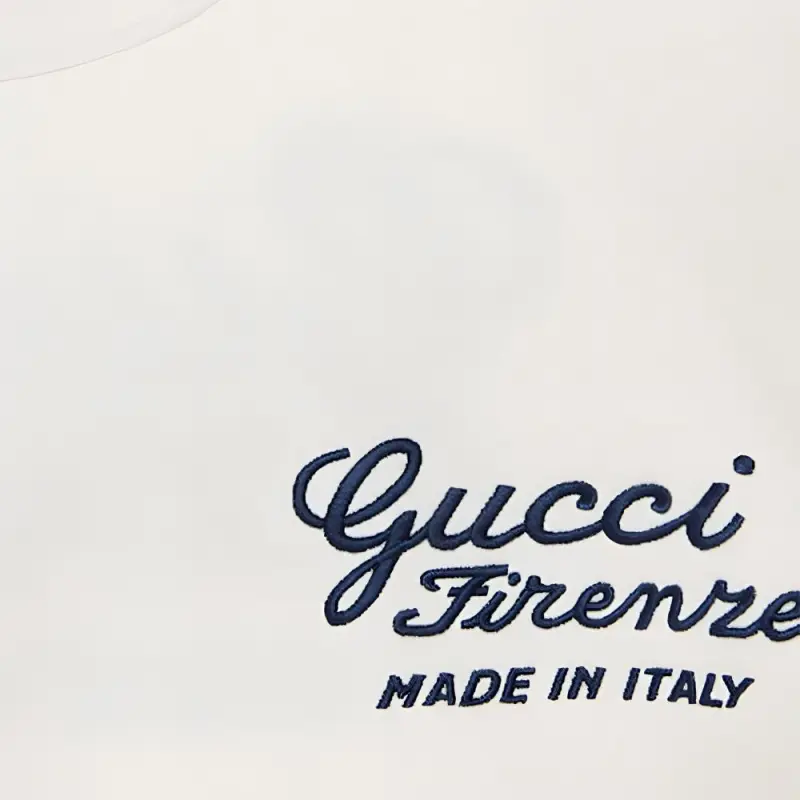 GUCCI Logo-embroidered Cotton T-shirt-7