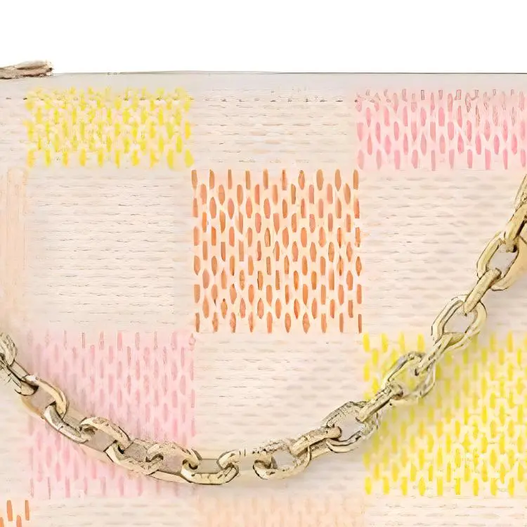 LOUIS VUITTON Pochette Accessoires Peach Pink-5
