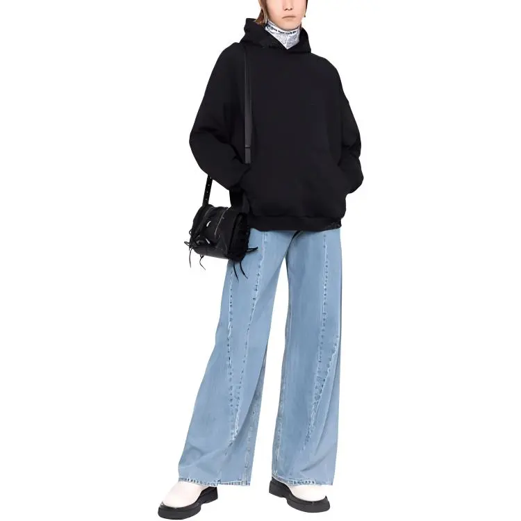 Balenciaga Spa Logo embroidered Oversized Hoodie-1
