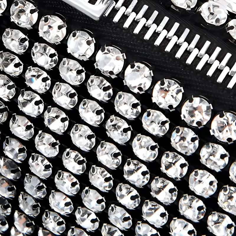 Alexander Wang Embellished Zip Detailed Clutch Bag-2