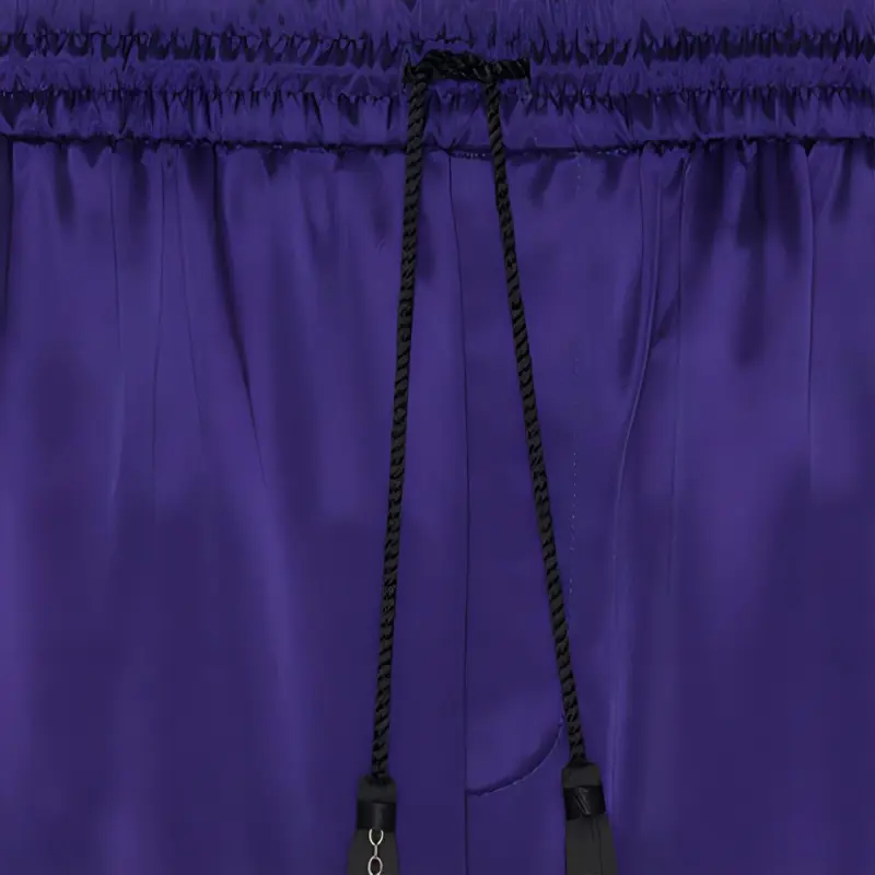 SAINT LAURENT Tapered leg Silk Trousers-4