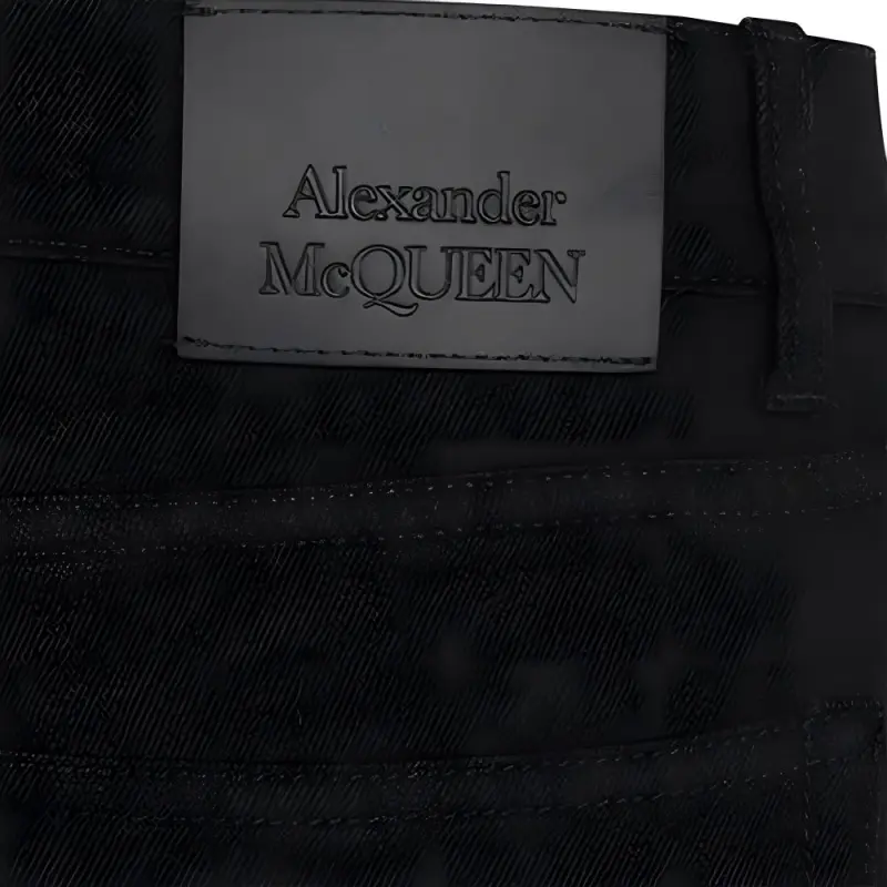 Alexander McQueen FW22 Jeans Men's Black-5