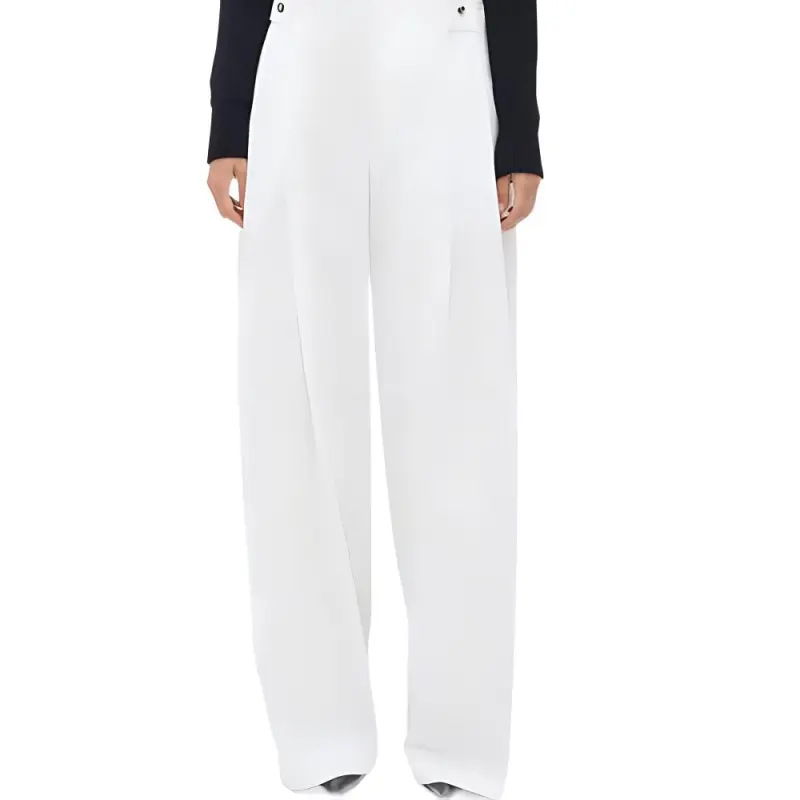 Bottega Veneta High Waist Tapered Fit Trousers-4
