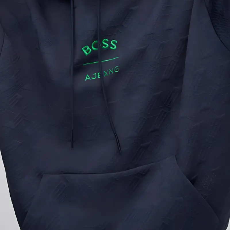 HUGO BOSS x AJBXNG Collaboration SS23 Sweatshirt Men's Dark Blue-4