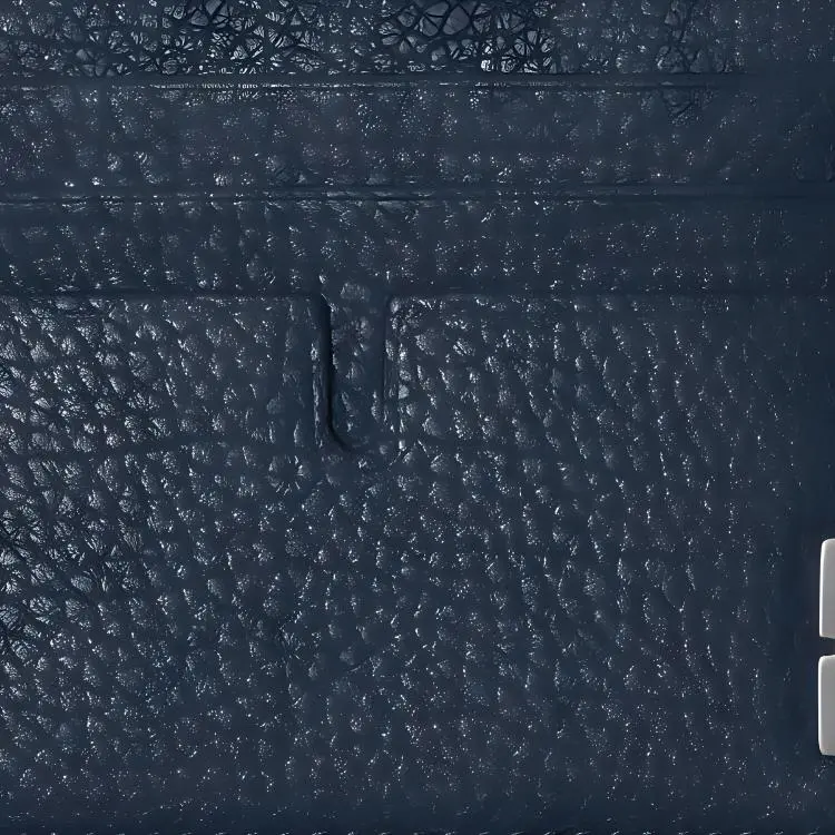 Burberry Calfskin Card Holder Men's Lake Blue-3