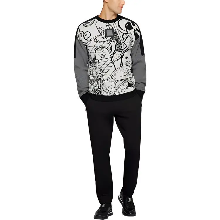 HUGO BOSS FW22 Sweater Men's Gray-3