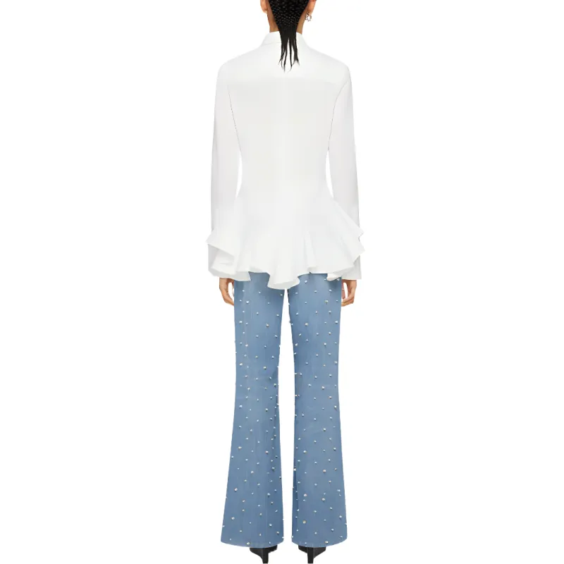 Givenchy Flounces Poplin Shirt-2
