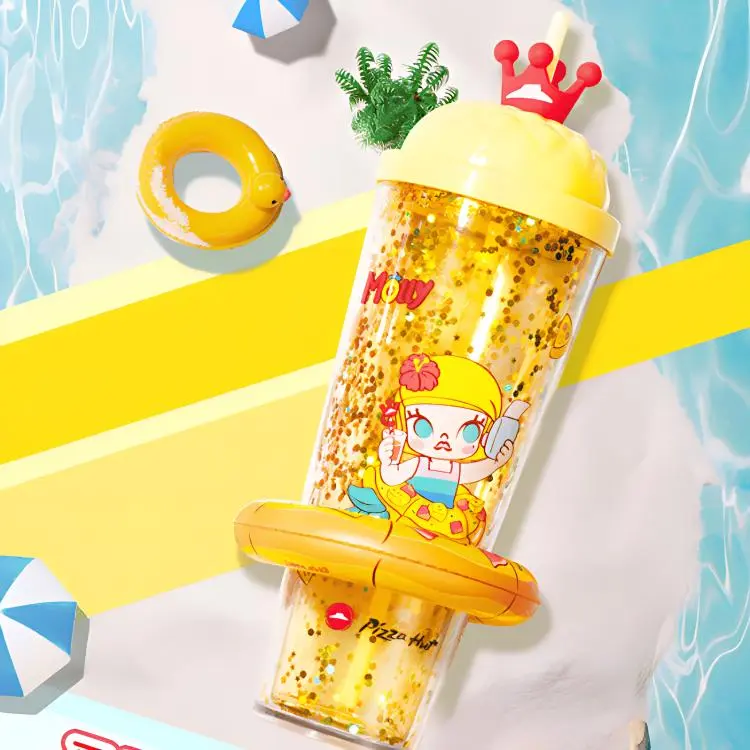 Pizzahut x POP MART Summer Molly Cup Yellow Trend Based Products-3