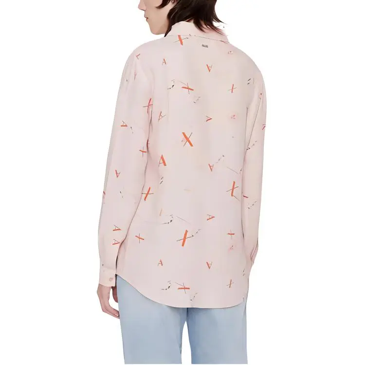 ARMANI EXCHANGEAE SS22 Shirt Women's Light Pink-5
