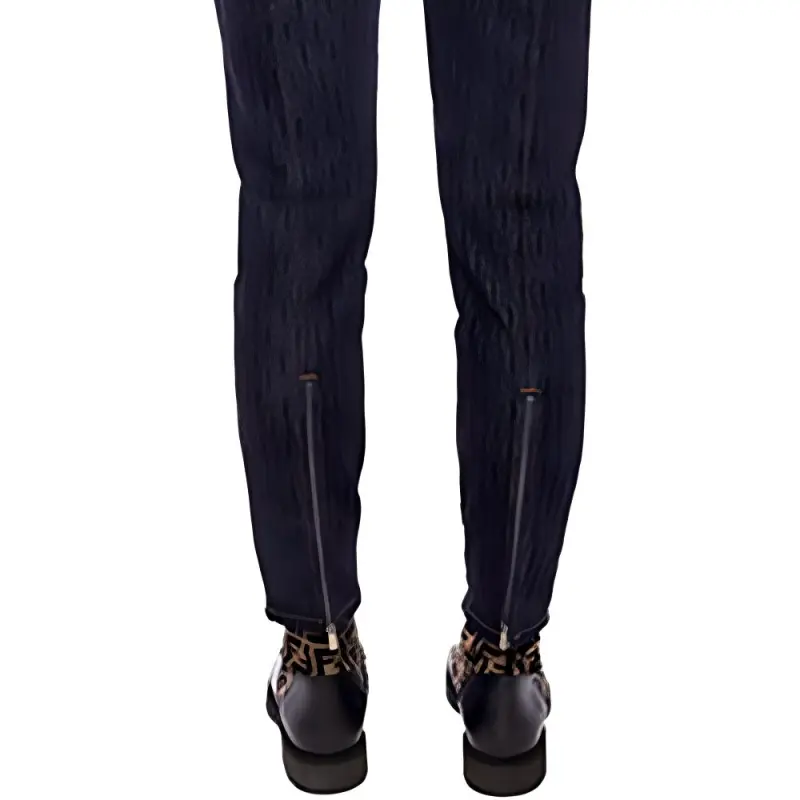 FENDI SS21 Jeans Women's Dark Blue-5